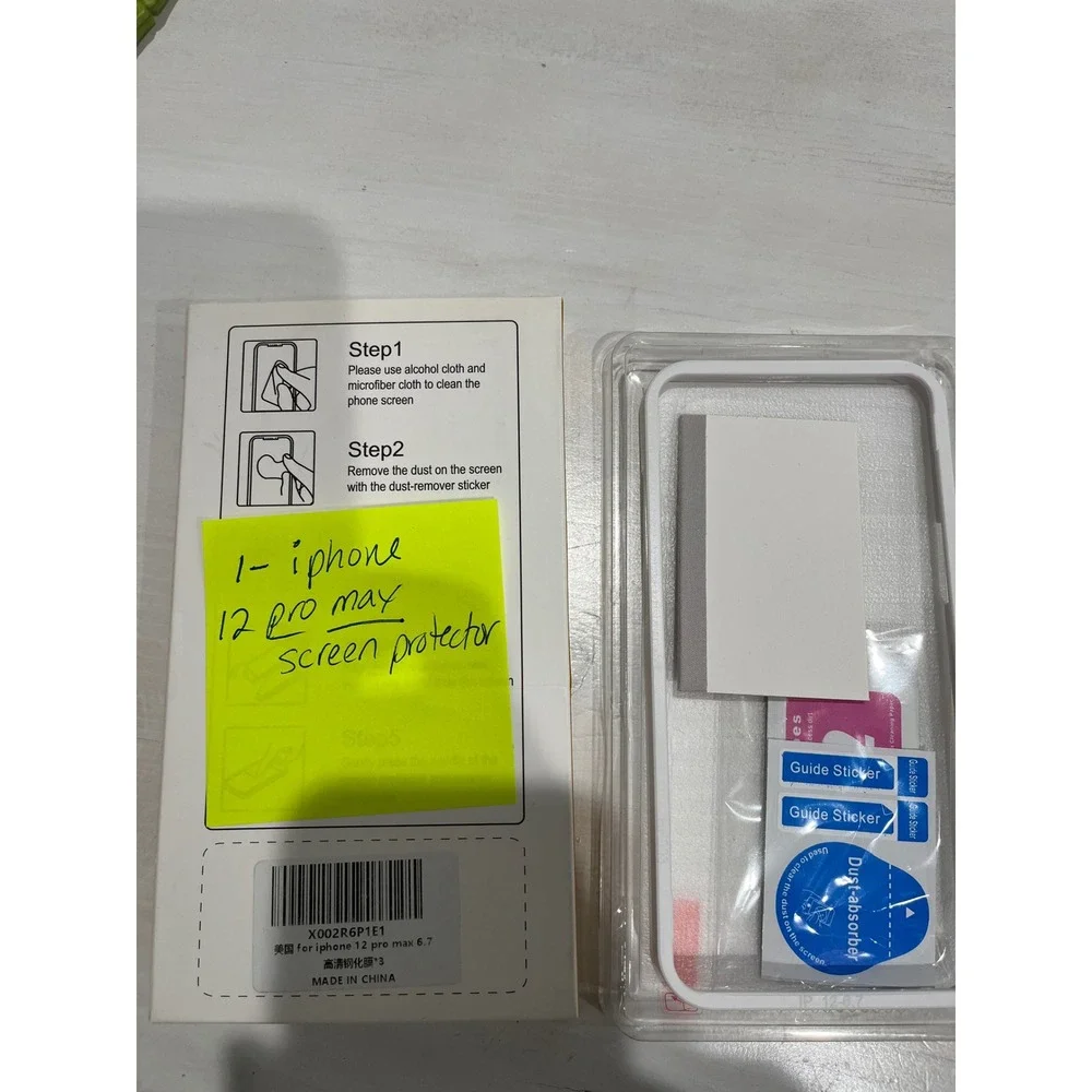 2 Premium Tempered‎ Glass Screen Protectors iPhone 12/12 Pro and 12 Pro Max